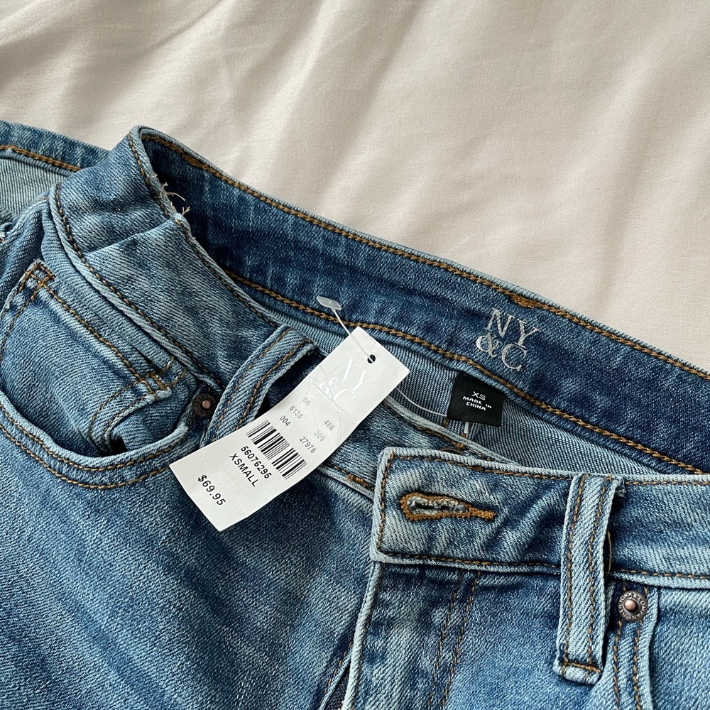 New York & Company Denim Skirt